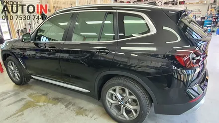 i♥오토인 BMW X3 브이쿨 K 썬팅 + 하이패스 장착 작업