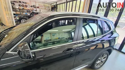 i♥오토인 BMW X3 브이쿨 K 썬팅 + 하이패스 장착 작업