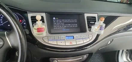 제네시스 BH380 정품 아이나비3D가 내장된 안드로이드 올인원 카인원(CAR IN ONE) 과 순정 DIS연동 작업