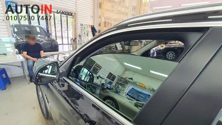 i♥오토인 BMW X3 브이쿨 K 썬팅 + 하이패스 장착 작업
