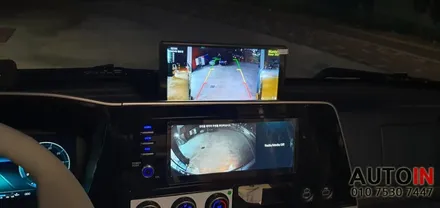 i♥오토인 타타대우 더쎈 레인보우 썬팅 + 4채널 DVR 블랙박스 마스터뷰 터치 장착