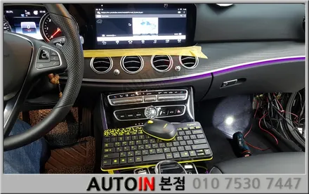i♥오토인 벤츠 350d 안드로이드셋탑 모토로이드 장착