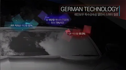 i♥오토인 레인보우썬팅 렉서스 ES300h 필름 V70 시리즈 풀시공 전면 측후면 썬루프 포함 대전레인보우썬팅 전문점