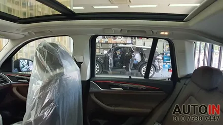 i♥오토인 BMW X3 브이쿨 K 썬팅 + 하이패스 장착 작업