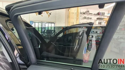 i♥오토인 BMW X3 브이쿨 K 썬팅 + 하이패스 장착 작업