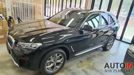 i♥오토인 BMW X3 브이쿨 K 썬팅 + 하이패스 장착 작업