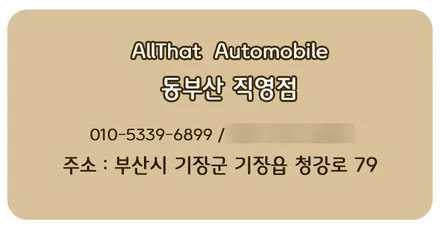 부산 기장 정관 자동차 튜닝 전문 업체 방음시공 배터리까지 / 부산, 기장