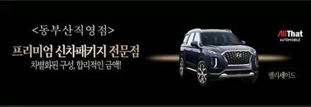 팰리세이드신차패키지 잘하기로 소문난 올댓오토모빌 동부산직영점입니다. / 부산, 기장