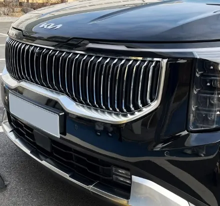 부산 카니발 세로 그릴 튜닝 하이 퀄리티 버티컬 라디에이터 그릴 시공 / 부산, 기장