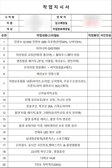 부산 카니발 전용 차량용품들이 가득한 부산 해운대 기장 신차패키지 전문점 올댓동부산 / 부산, 기장
