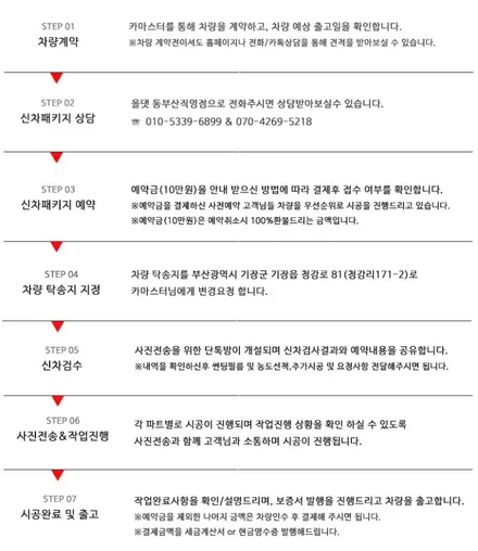 프리미엄 신차패키지 전문 튜닝 파트너 올댓오토모빌 동부산직영점 / 부산, 기장
