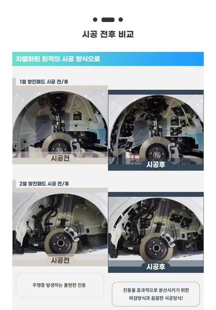 부산 해운대 K8 휠하우스, 휀더 방음작업 / 부산, 기장