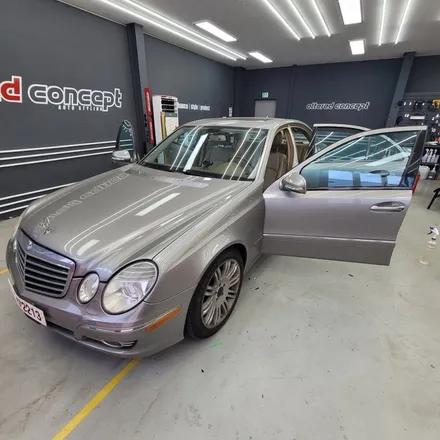 틴팅 재시공 2008 E350 (W211) 미국 메릴랜드 틴팅 불법? / 경기 평택