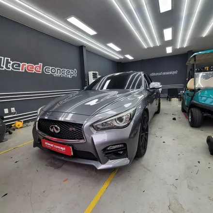 Q50 크롬죽이기 + 그릴교체 | 평택미군기지 험프리스 | 평택랩핑 / 경기 평택
