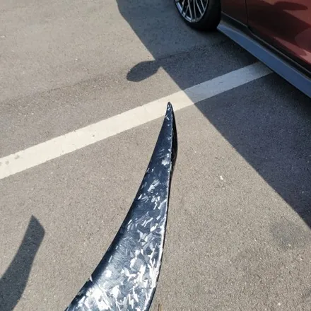 [부분랩핑] 스포일러 타이니봇 포지드카본랩핑 혹은 자개장무늬(?) / 평택, 안성, 오산