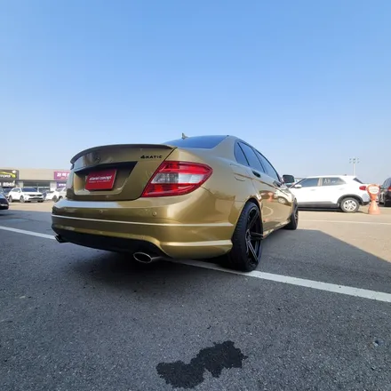 [전체랩핑] W204 C300 메탈릭 골드, 2주동안 방치될수밖에 없었던 이유 - 평택랩핑 / 평택 팽성읍