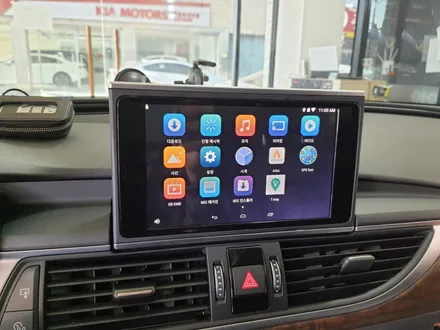 아우디A6 C7 안드로이드 셋탑 네비게이션 매립 M2C-10A