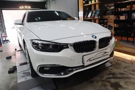 부산 BMW F32 420i 엠비언트 칩교환으로 광량뿜뿜