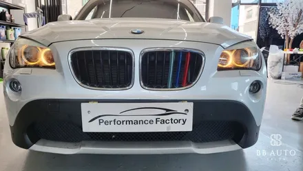부산 BMW E84 X1엔젤아이 화이트 LED 링마커 교체