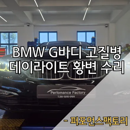 이렇게 많다고? BMW G바디 고질병 데이라이트 황변 궁금해하시는 것들