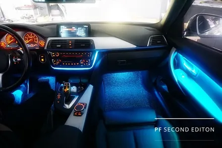 BMW F30 320d 순정형 가변엠비언트/드라이카본미러/블랙유광그릴