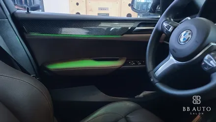 부산 순정형 가변엠비언트 시공, BMW F26 X4 이렇게 예뻣나?