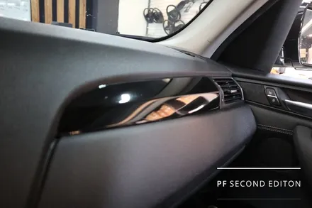 부산 BMW F25 X3 가변엠비언트 실내랩핑 워크인스위치