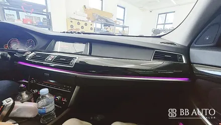 부산 엠비언트 칩교환 광량업 BMW F07 5GT 시공