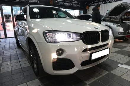 부산BMW F25 X3 차량에 없는 엠비언트 퍼포팩부산점에서 장착하즈아!