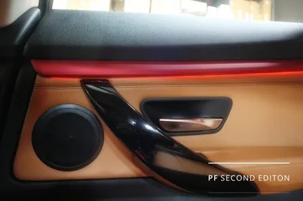 BMW F34 3GT 엠비언트 칩교환/무빙도어스커프/도어스팟램프