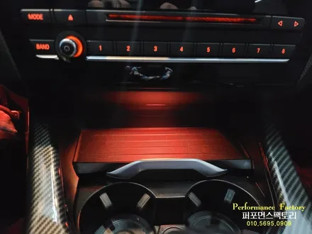 BMW X4 순정형 가변 엠비언트 무드등, BMW 로고등 레터링 작업 튜닝