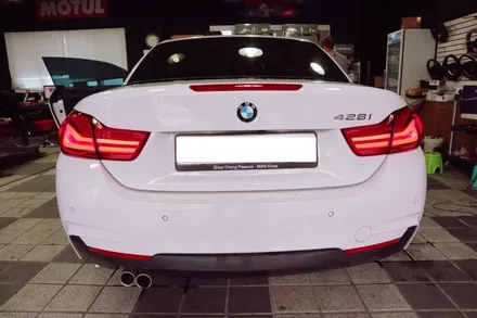 부산 BMW F33 428i 컨버터블 LCI 테일램프 테일라이트 시공