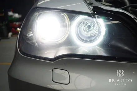 BMW F15 X5 화이트 LED 엔젤아이 링마커 교체