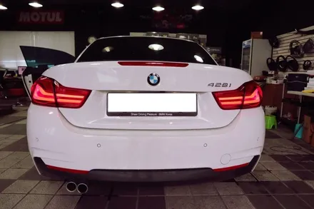 부산 BMW F33 428i 컨버터블 LCI 테일램프 테일라이트 시공