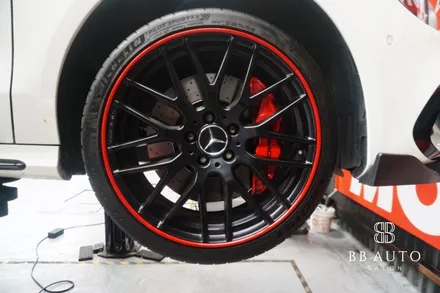 BMW F10 520d, 벤츠CLA 45 amg 휠기스는 휠보레로 방어!