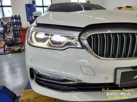 BMW G30 헤드라이트 엔젤아이 링마커 LED 모듈 황변 작업