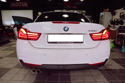 부산 BMW F33 428i 컨버터블 LCI 테일램프 테일라이트 시공