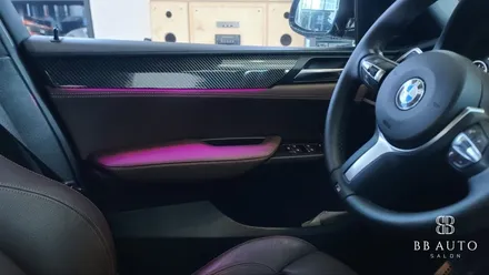 부산 순정형 가변엠비언트 시공, BMW F26 X4 이렇게 예뻣나?