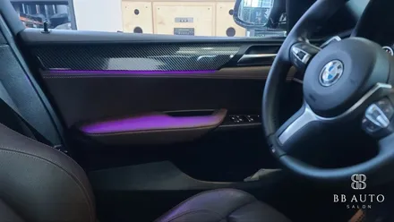부산 순정형 가변엠비언트 시공, BMW F26 X4 이렇게 예뻣나?