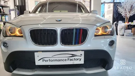 부산 BMW E84 X1엔젤아이 화이트 LED 링마커 교체