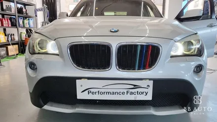 부산 BMW E84 X1엔젤아이 화이트 LED 링마커 교체