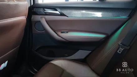 BMW X4 가변엠비언트 및 부산엔진오일교환