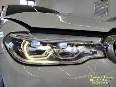 BMW G30 헤드라이트 엔젤아이 링마커 LED 모듈 황변 작업