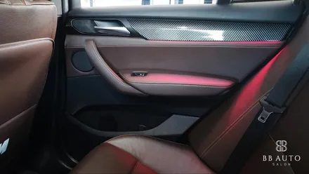 BMW X4 가변엠비언트 및 부산엔진오일교환