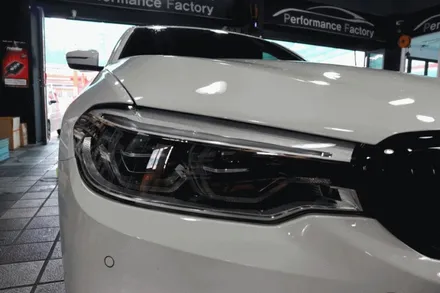 부산BMW G30 520d,  PPF 생활보호패키지 심장폭행 카본 스포일러