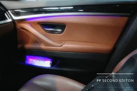 부산 BMW F10 5시리즈 엠비언트칩교환으로 갬성터진다!
