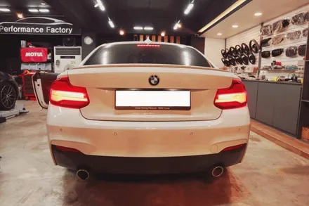 BMW F22 220d LCI 테일램프 장착