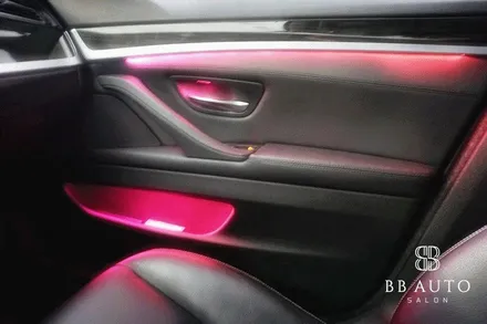부산 BMW F10 520d 패들시프트 엠비언트 시공