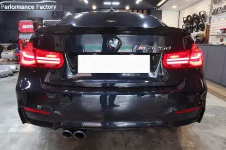 부산BMW 325d LCI 테일램프 LCI테일라이트 시공