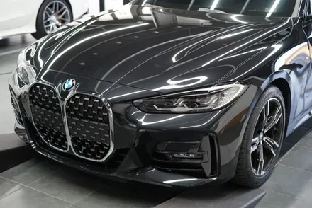 그릴 랩핑으로 bmw 4시리즈 올블랙 만들기 / 대구 달서구